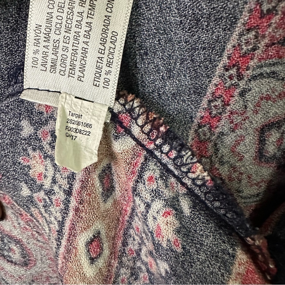 Paisley Lightweight Flounce Kimono - Picture 12 of 13